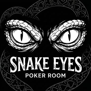 Snake Eyes Poker Room logo